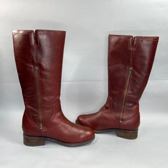 UGG Dahlen Stout Boots Women's Size 10 Tall Leather Fully Insulated Riding Boots - Picture 9 of 16